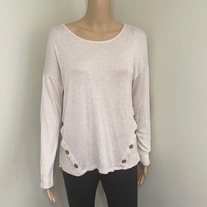 Blu pepper long Sleeve tops blouse size:M